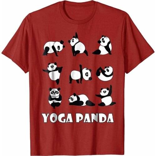Yoga Panda | Cute Bear T-Shirt For Zen, Spiritual Pet Lovers 2019 New Fashion Skate T Shirt O Neck Slim Fit Tops Tees