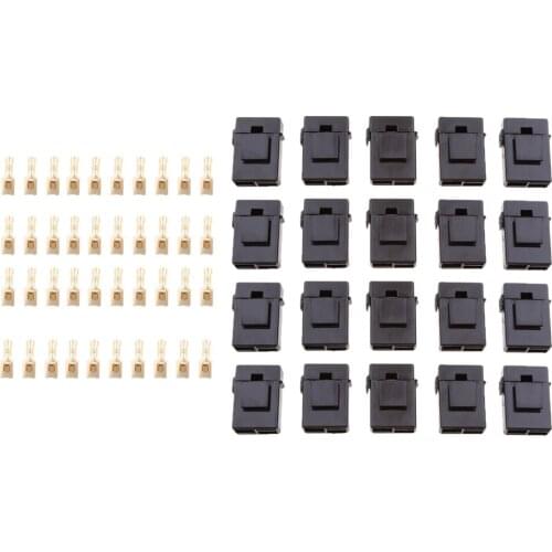 20 X Car Boat Trailer Vehicles ATC Fuseholder Block + Clamps