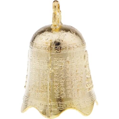 2xMetal Bell Wind Chime Fengshui Home Hanging Decoration Fortune Mascot Large