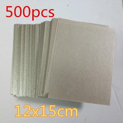 500pcs 12*15cm Spare parts for microwave ovens mica microwave mica sheets microwave oven plates