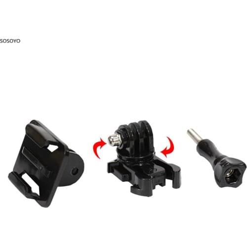 360 Degree Rotate Adapter Base Monopod Selfie Stick Tripod Quick Release Conversion Base For Gopro Hero 7 6 5 4 Sjcam Camera