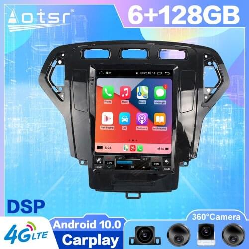 Android 10 Tesla For FORD Mondeo 2007 2008 2009 - 2010 Car GPS Navigation Auto Radio Stereo Multimedia Player HeadUnit No 2 din