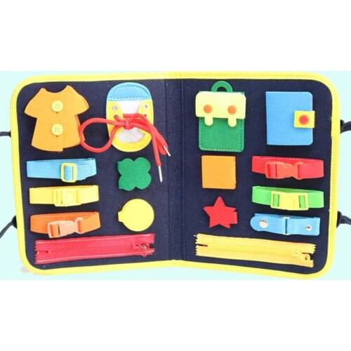 Montessori Busy Board Learning Toys Intelligence Development Birthday Gifts