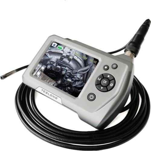 Flexible rigid snake endoscope for Auto Repair Tool Hard Tube Mini Camera Handheld Car Endoscope