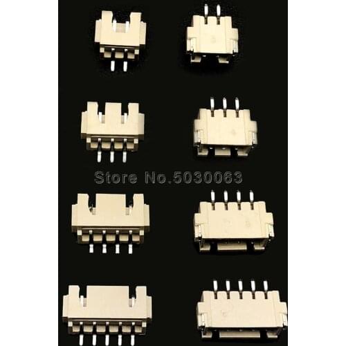 Horizontal SMD Socket XH2.54 mm 2.54mm Patch Plug Wire Connectors 2P 3P 4P 5P 6P 7P 8P 9p 10p Pitch Pin Header JST TJC Connector