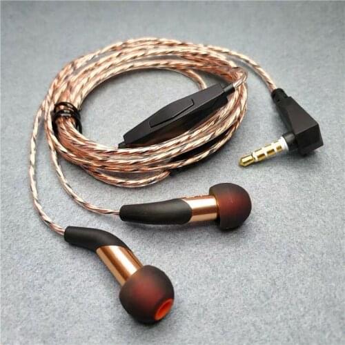 New hifi X10 Beryllium Dynamic Driver Unit 3.5mm In Ear Earphone HIFI DJ Metal Earphone Headset Earbud With Microphone