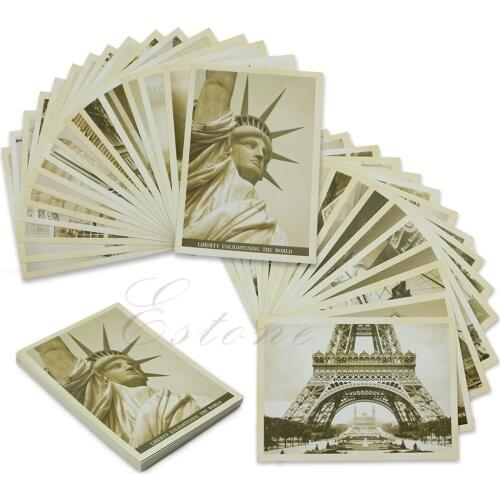 Lot of 32 Travel Postcard Retro Vintage Landscape Photo Picture Poster Post Card