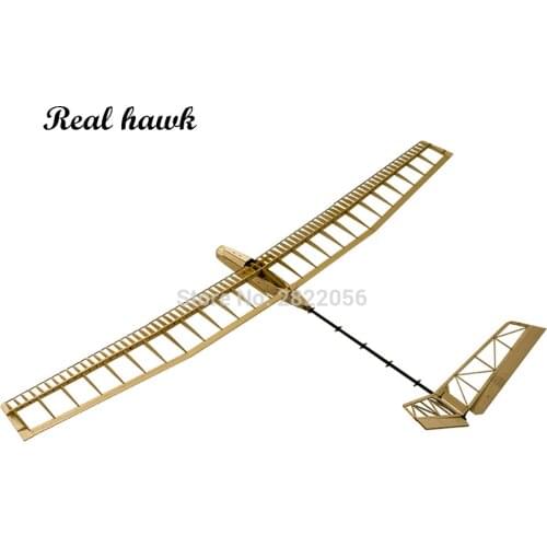 Balsawood Airplane Model Laser Cut Glider Electric Power UZI 1400mm Wingspan Building Kit Woodiness model WOOD PLANE