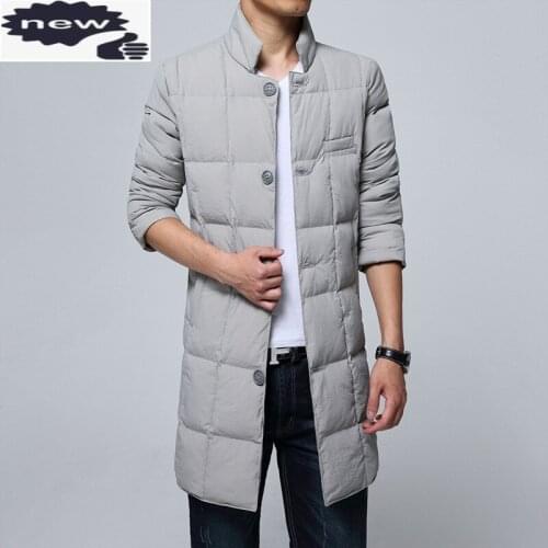 New Winter Coats Mens Thicken Parka Jacket High Quality Overcoat Parkas Plus Size S-5XL Warm Coat Male Long Jackets