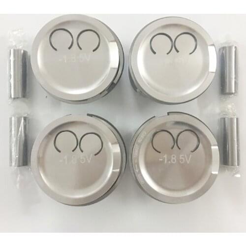 4 PCS 06B107065N 06B198151B Engine Piston for Audi VW 1.8T AMB ARX ARY AUM AUQ AVJ AWM AWP AWT AWU