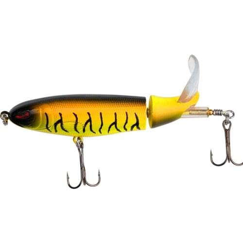 Mino bait Lures 360 ° rotation Sound wave attraction 3D Fisheye Propeller tail Built in lead Sharp hook point Fishhook barb