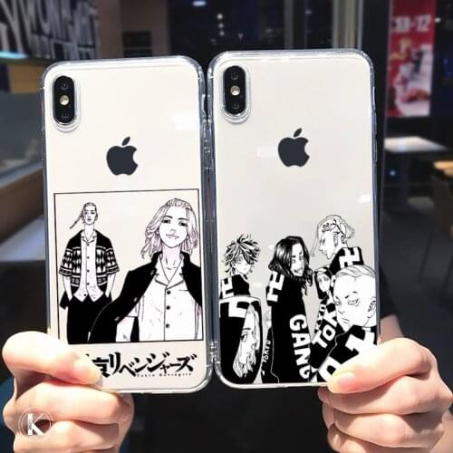 Tokyo Revengers manjiro sano Phone Case Transparent for Clear iPhone 11 12 mini pro XS 8 7 MAX Plus X XR