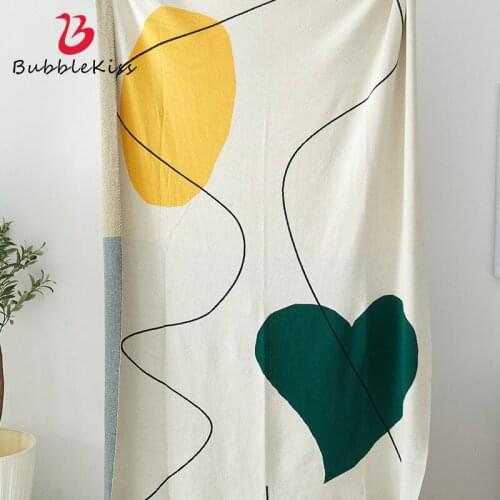 Bubble Kiss 2020 Throw Blanket INS Nordic Simple Style Sofa Office Siesta Shawl Blanket Knitted Blanket Air Conditioning Blanket