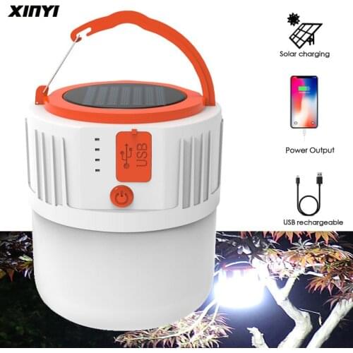 USB 42 Lamp Bead Solar Charging Light Energy-saving Bulb Night Market Lamp Mobile Outdoor Camping Power Outage Emergency Lamp