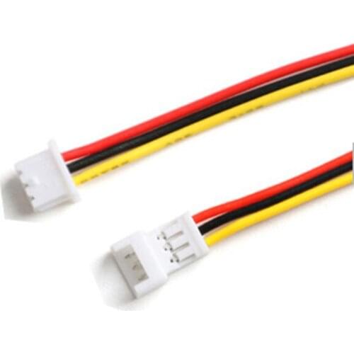 20 Pair Micro JST 1.25 3-Pin Male and Female Connector plug with Wires Cables