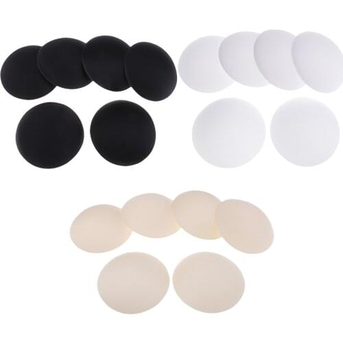 3 Pairs Womens Removable Round Smart Cups Bra Inserts Pads For Swimwear
