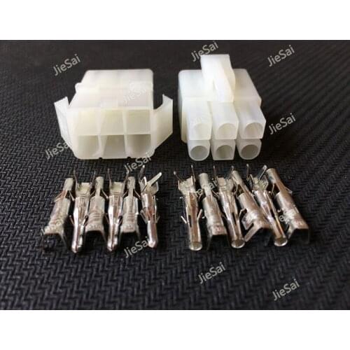 6 Pin 6 Way Female And Male Big Tamiya Connector Kits Large Tamiya L6.2 Socket Plug 6.2MM
