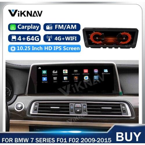 Android 10.25 inch For BMW 7 Series F01 F02 2009-2015 Car Stereo Navigation GPS Radio Multimedia Player HD Screen Head Unit