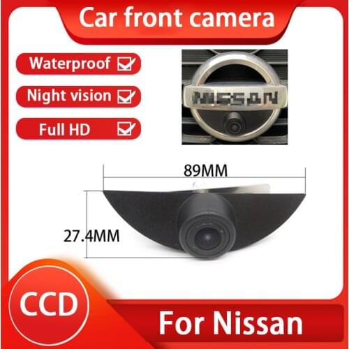 Car Full HD high quality front camera For Nissan X-trail Qashqai Tiida Teana Sylphy Sentra Pathfinder Vehicle CCD Chip Logo Cam