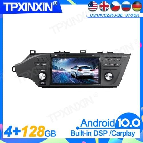 4GB+128GB Android 10 For Toyota Avalon 2014-2018 Head Unit Car Multimedia Player Auto Radio Tape Recorder GPS Navigation DSP IPS