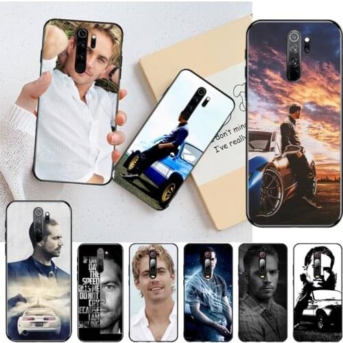 Paul Walker Phone Case for Redmi 9A 8A 7 6 6A Note 9 8 8T Pro Max Redmi 9 K20 K30 Pro