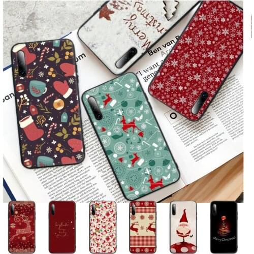 Christmas New Year Deer Phone Case For Redmi Note 6 8 9 10 Pro 10 9s 8t 7 5A 5 4 4x Silicone Cover