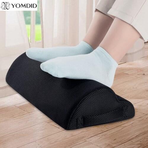 Ergonomic Feet Cushion Support Foot Rest Under Desk Feet Stool Pillow for Home Computer Work Chair Travel Footrest Massage