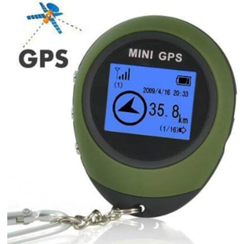 Mini GPS Tracking Device Travel Portable Key-chain Locator Vehicle Outdoor Sport Handheld Latitude Longitude Navigation