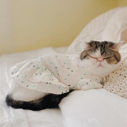 Cat clothes 100% Cotton Dress for Cat