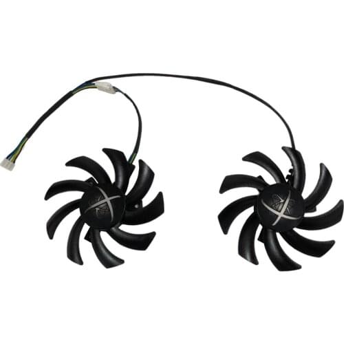 DC 12V 0.40A 85mm 4Pin PLD09210S12HH R9-290X VGA GPU Cooling Fan For XFX R9 280X 270X 290X Graphics Card Cooler As Replacement