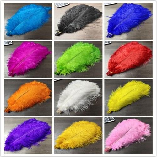 High Quantity 100pcs Beautiful Natural Ostrich Feathers 22-24 inch/55-60 cm For DIY Jewelry Craft Making Decoration