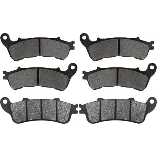 Motorcycle Front and Rear Brake Pads for Honda VFR800 Interceptor 800 06-13 NT700 Deauville 2006-2013 XL1000 Varadero 2004-2011