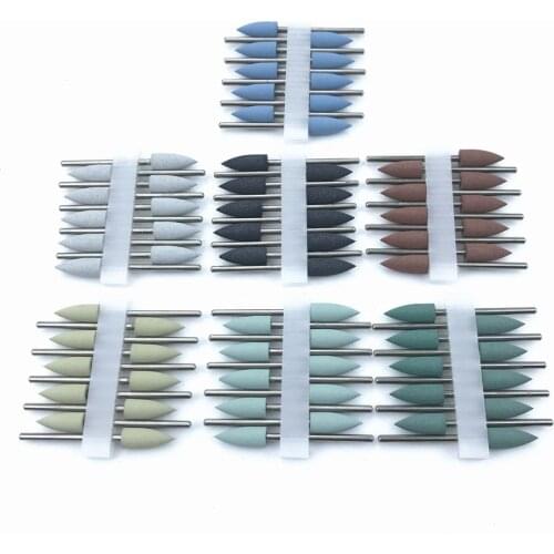 Dental Polishers Resin burs silicone Rubber polishers 2.35mm Teeth Whitening Tools