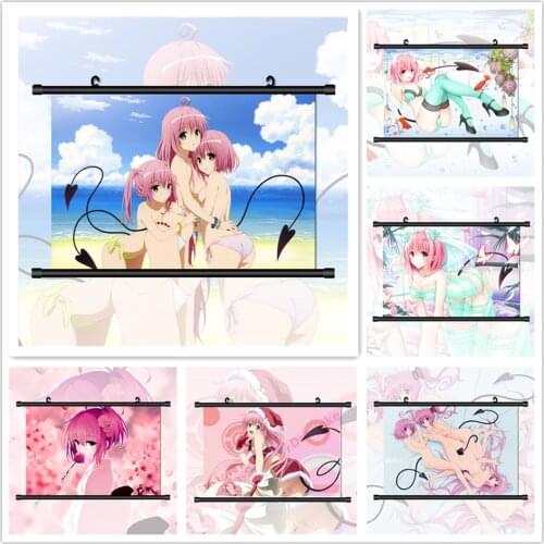 To Love Ru Lala Momo Nana Satalin Anime Manga HD Print Wall Poster Scroll
