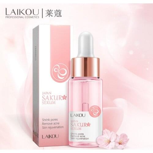 Cherry Blossoms Serum Professional Brighten Skin Color Serum Foundation Primer Moisturizing Essence Oil Control Makeup Base