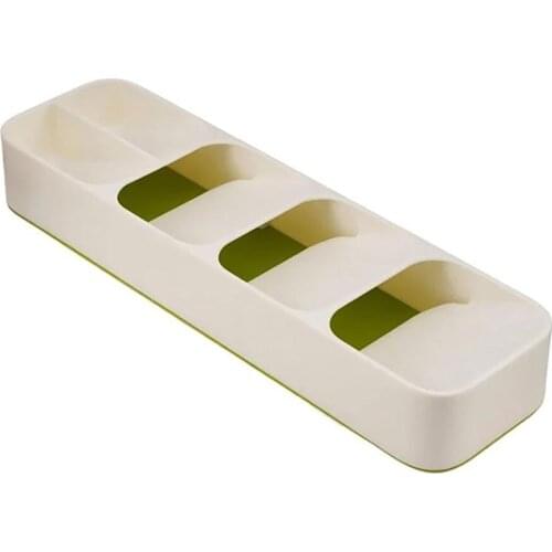 Knife And Fork Compartment Carry-on Tray Storage Box Organizer Hot Gray Store Tableware White Compact Cutlery Plastic Soup Spoon