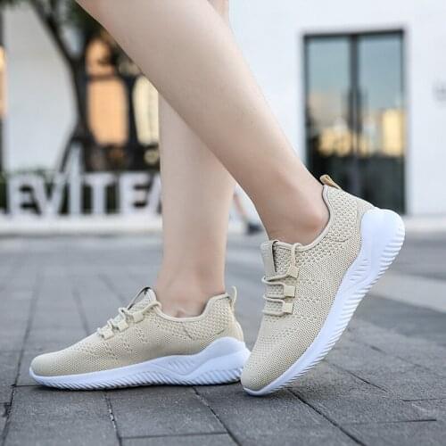 Spring Casual Women Sneakers 2021 fashion new Outdoor Walking Lightweight Slip On Flats Shoes Women Loafers Plus Size 42