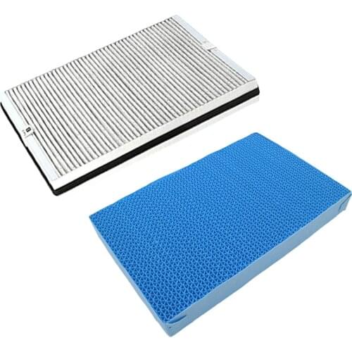 1pc 4158 Activated Carbon HEPA Filter+1 pc AC4155 Air humidifier filter for Philips AC4080 AC4081 Purifier Air Purifier Parts