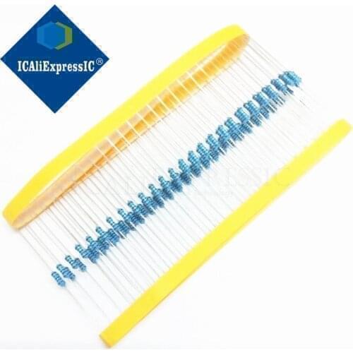 100PCS 1K6 ohm 1/4W 1% Metal film resistor 0.25W 1/4w resistance In Stock