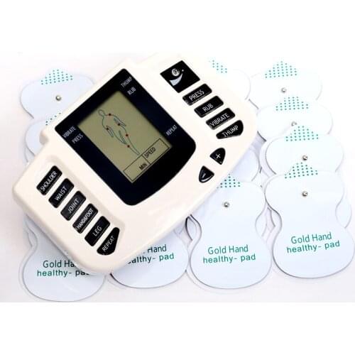 16Pads Electric Pulse Massager Body Slimming MuscleTherapy Massager Tens Acupuncture Relief Slipper Full Body Massage Relax Care