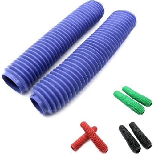 2Pcs Rubber Motocross Shock Absorber Front Dust Protection Shock Shield For Yamaha AG200 DT125 Honda KLX XR 250 for BMW Kawasaki