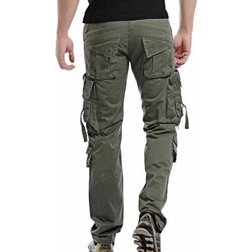 2021 Fashion Military Cargo Pants Mens Trousers Overalls Casual Baggy Army Cargo Pants Men Plus Size Multi-pocket Tactical Pants