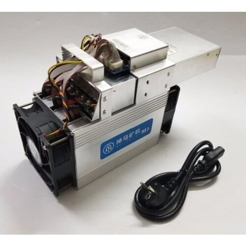 Used Asic BTC BCC BCH Miner WhatsMiner M3X 11.5-12TH/S ( Max 13TH/S) With PSU Economic Than Antminer T9 S9 S9i S9j