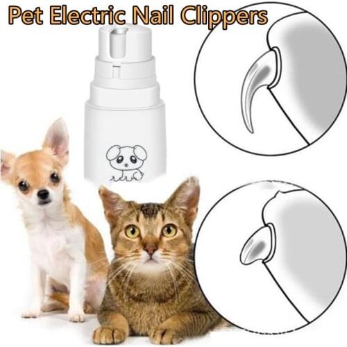 Safe Pet Electric NailClippers Dog Nail Scissors Pet Nail Clippers Cutter Dog Nail Polisher Nail Trimmer Not include Battery