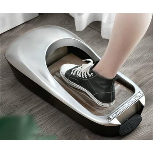 Home new intelligent automatic disposable foot cover device stepping shoe mould machine