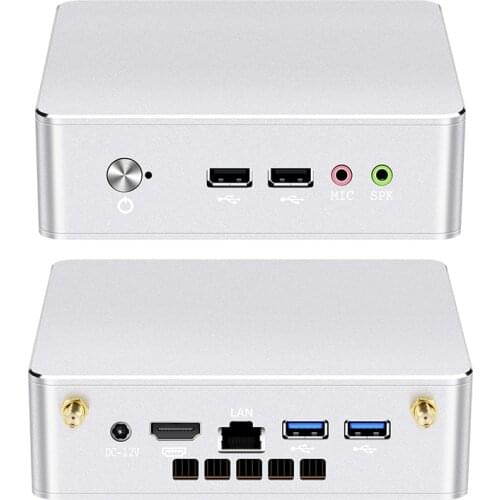 BEBEPC Mini PC HTPC Windows 10 pro Intel Core i5 4200U 4200Y Celeron 3205U HD WiFi Office Mini Desktop Computer