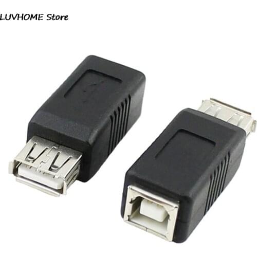 NEW USB Type A Female To Printer Scanner Type B Female Adapter Adaptor Converter Connectors Accessories Wholesale