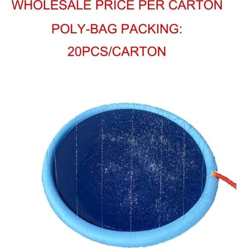 Wholesale price | 170cm | 67inch | Sprinkler splash pad for pet | Dog Pool | 20pcs per carton price| Factory price