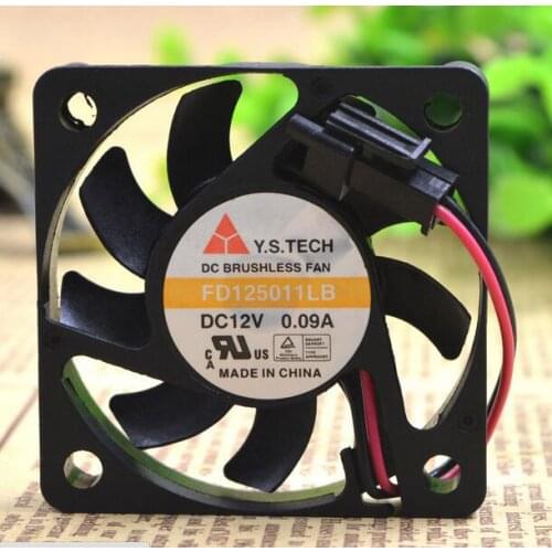 Wholesale: FD125011LB DC12V 0.09A 5010 cooling fan charger fan