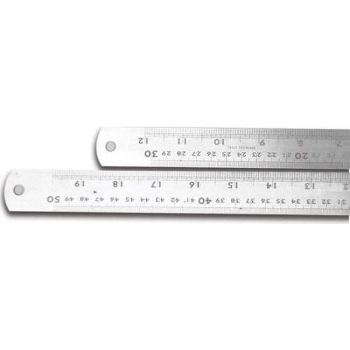 Original Kraf Steel Ruler 50 Cm Inch-Size 550G